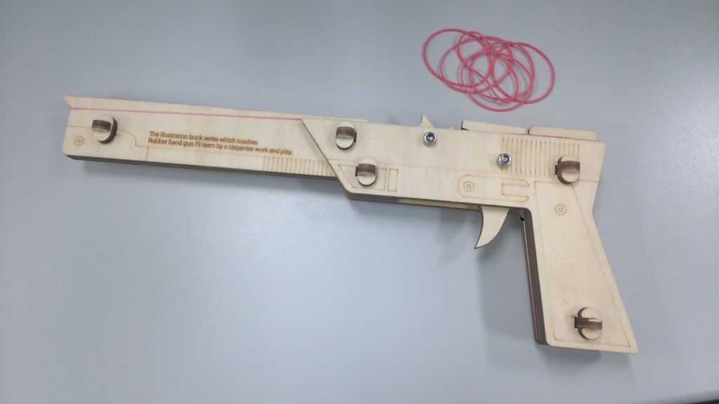 6連射できる輪ゴム鉄砲